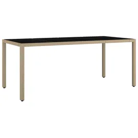vidaXL Garten-Essgruppe 7-tlg. Beige