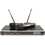 Omnitronic UHF-302 Hand Mikrofon-Set Übertragungsart (Details):Funk Metallgehäuse Funk