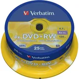 Verbatim DVD+RW 4.7 GB 4x 25 St.