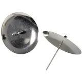 Rayher Adventskranz-Kerzenhalter, 8 cm, SB-Btl. 4 Stück, silbe