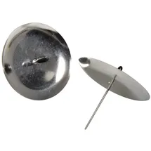 Rayher Adventskranz-Kerzenhalter, 8 cm, SB-Btl. 4 Stück, silbe