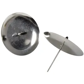 Rayher Adventskranz-Kerzenhalter, 8 cm, SB-Btl. 4 Stück, silbe