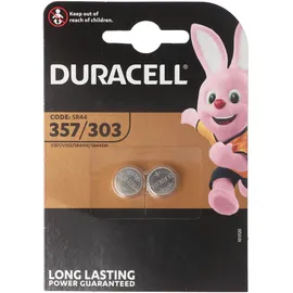Duracell Uhrenbatterie D357 Knopfzelle 2 St.