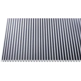 Scobalit Hohlkammerplatte 980 x 7000 x 16 mm Klar / Anthrazit gestreift