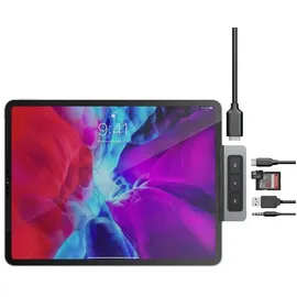 Hyper 6-in-1 (USB-C, 6 Ports), Dockingstation - USB Hub, Grau