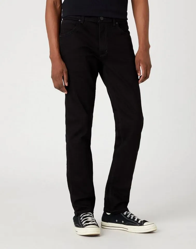 Wrangler Regular-fit-Jeans Hose Wrangler Greensboro, G 32, L 30, F black schwarz 32