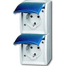 Busch-Jaeger CEE 7/3 2P+E 250 V 16 A Blau/Weiß