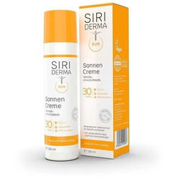 Siriderma Hautcreme Siriderma Sonnencreme ohne Duft 100 ml LSF30 – Sonnenschutzpflege, Mineralischer Sofortschutz mit LSF 30, ohne Nanopartikel