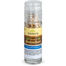 Herbaria Bauern Brotzeitsalz Mini-Mühle 19 g rot unbefüllt