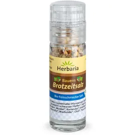 Herbaria Bauern Brotzeitsalz Mini-Mühle 19 g rot unbefüllt