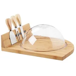 relaxdays Käse-Set Natur 31,0 x 25,0 cm