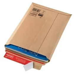 Versandtasche, Wellpappe, 250x340x50mm, braun