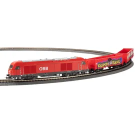 PIKO Start-Set kids Güterzug Rh 2016 mit zwei offenen Güterwagen Eaos 57033 H0