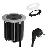 Kalb Material Für Möbel Einbausteckdose 45 W Grau 2 St.
