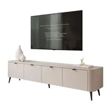 lookway CELESTE TV-Schrank 200 cm Beige Holzwerkstoff