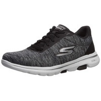Skechers Damen GO Walk 5-True Sneaker, schwarz/weiß, 40 EU - 40 EU
