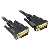 Sharkoon DVI-D Kabel 5,00 m Schwarz