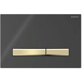 Geberit Sigma50 Betätigungsplatte messing/schwarz