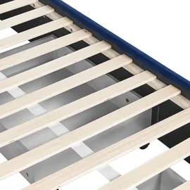 Beliani Lievin 160 x 200 cm Blau
