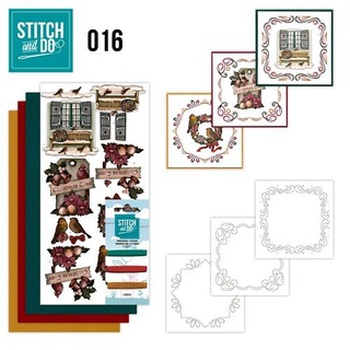 Stitch and Do 16 Brocante Kerst, 3 Stück