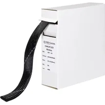DSG CANUSA 8694012952 Geflechtschlauch Schwarz PBT 11 bis 17 mm 10 m