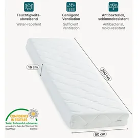 neu.haus Visco Premium Komfort 90 x 200 cm H2