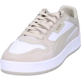 Puma Court Classic Street Suede Sneaker 03 white/desert dust/gold 43