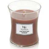 Woodwick Stone Washed Suede mittelgroße Sanduhr Kerze 275 g