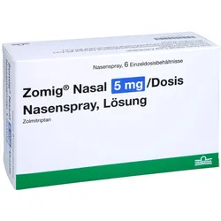 ZOMIG Nasal 5 mg/Dosis Einzeldosis-Nasenspray 6 St
