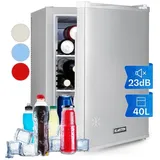 Klarstein Happy Hour Minibar 40 l 53,5 cm hoch Silber