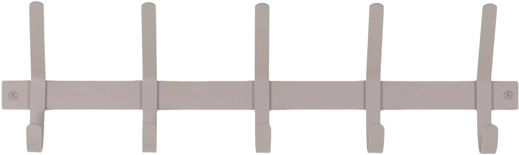 Garderobenhaken SPINDER DESIGN, grau, B:70cm H:21cm T:8,2cm, Metall, Garderobenhalter, Garderobenhaken, Metall, Breite 70 cm