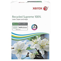 Xerox Recyclingpapier Recycled Supreme 100%, Format DIN A4, 80 g/m2, 150 CIE, 500 Blatt weiß