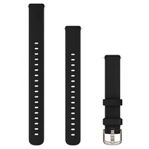 Garmin Lily 2 Armband 14 mm Silikon Schwarz/Cremegold