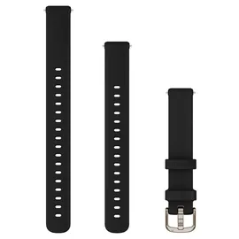 Garmin Lily 2 Armband 14 mm Silikon Schwarz/Cremegold