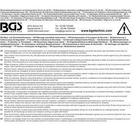 BGS Gewindestecknippel 3227, 6,3 mm (1/4") Innengewinde