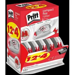 Pritt Korrekturroller Compact Flex, 16er Multipack