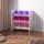[en.casa] Kinderregal Boiro 60 x 62 x 30 cm Spanplatte lila-rosa