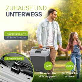 Juskys Kühlbox Nordpol - Grau