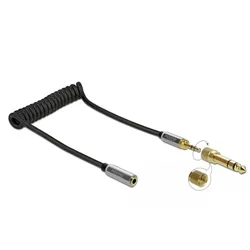 Delock Audio-Kabelkit - Schwarz - gewickelt