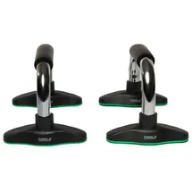 toolz Chrome Push Up Grips Liegestützengriffe-Schwarz