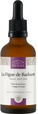 Comptoir Des Huiles La Figue De Barbarie Anti-Aging-Öl Gesicht Und Körper Pipettenflakon 50ml