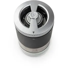 Peugeot Geschenkset MAESTRO 11cm Mattschwarz 3 Pfeffersorten Glasbehälter