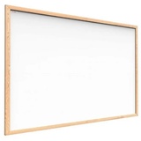 ALLboards Whiteboard mit Holzrahmen 200x100cm Magnettafel Weiß Magnetisch, Trocken Abwischbar