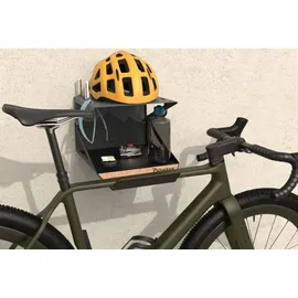 Peruzzo Unisex-Adult Cvp1289 PORTACICLO/OGGETTI A Muro Bike KIT Box, Schwarz, Einheitsgröße EU