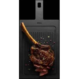 WOLL Cut & Serve 49x25 cm, Rillen, 49 x 24 7 mm hoch, aus FSC-zertifiziertem Papierverbundstoff - Hitzebeständig bis 175°C, - BPA- und VOC-frei,