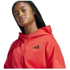 adidas Future Icons Small Logo Reißverschlusspullover Pure Ruby S