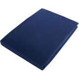 Estella Spannbetttuch Zwirnjersey in indigo | 150x200 cm