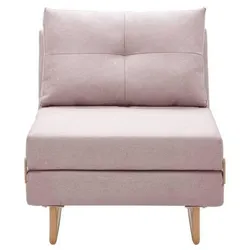 Schlafsessel Malic Rosa Webstoff