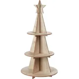 Onshop24.eu ETAGERE Weihnachtsbaum HOLZ 29X60CM