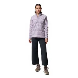 Columbia Benton Springs Printed Fleecejacke Shale Purple Deschutes Days S